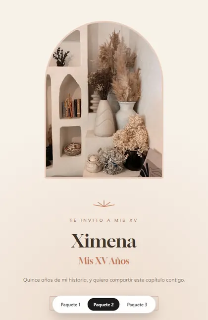 Diseño XV Boho