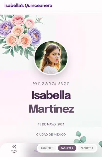 Diseño XV Años Jardín