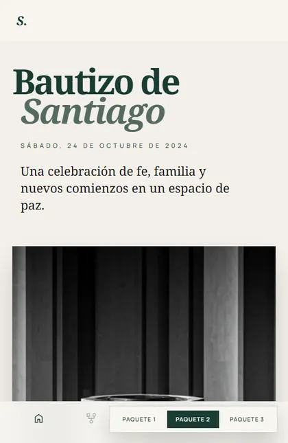 Diseño Bautizo Elegante