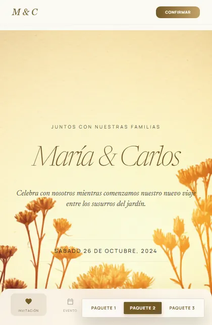 Diseño Boda Chic