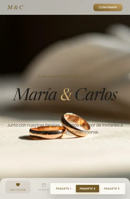 Diseño Boda Clásica