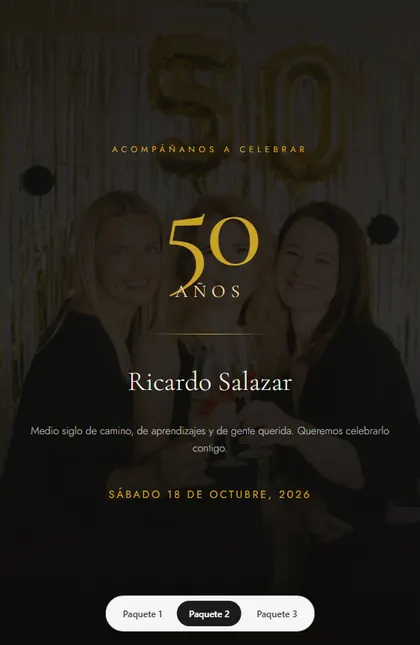 Diseño 50 Dorado