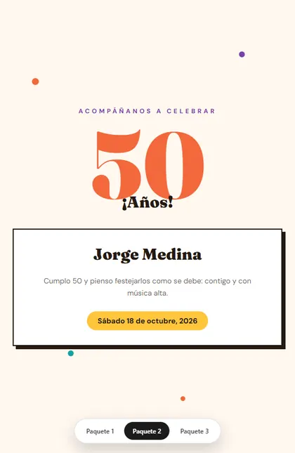 Diseño 50 Fiesta