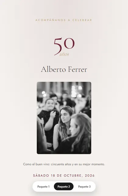 Diseño 50 Vino