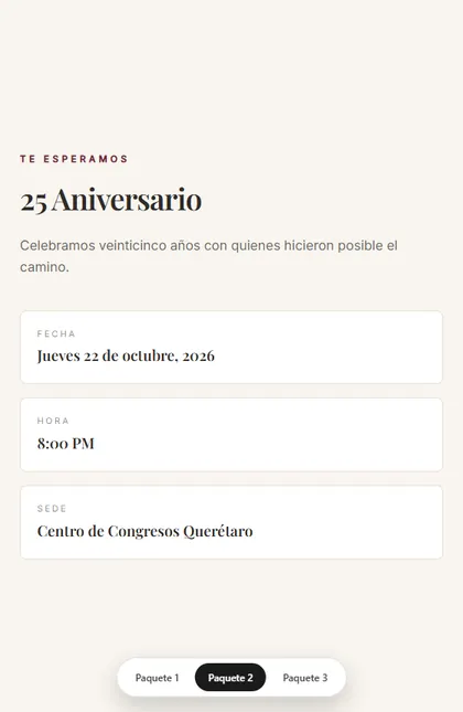 Diseño Aniversario de Empresa
